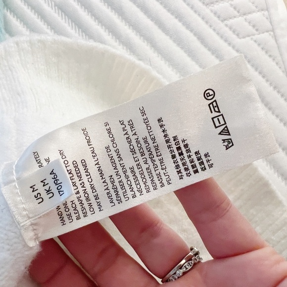 Free People Afterglow Mock Neck Sweater Cream Size M - Picture 11 of 13